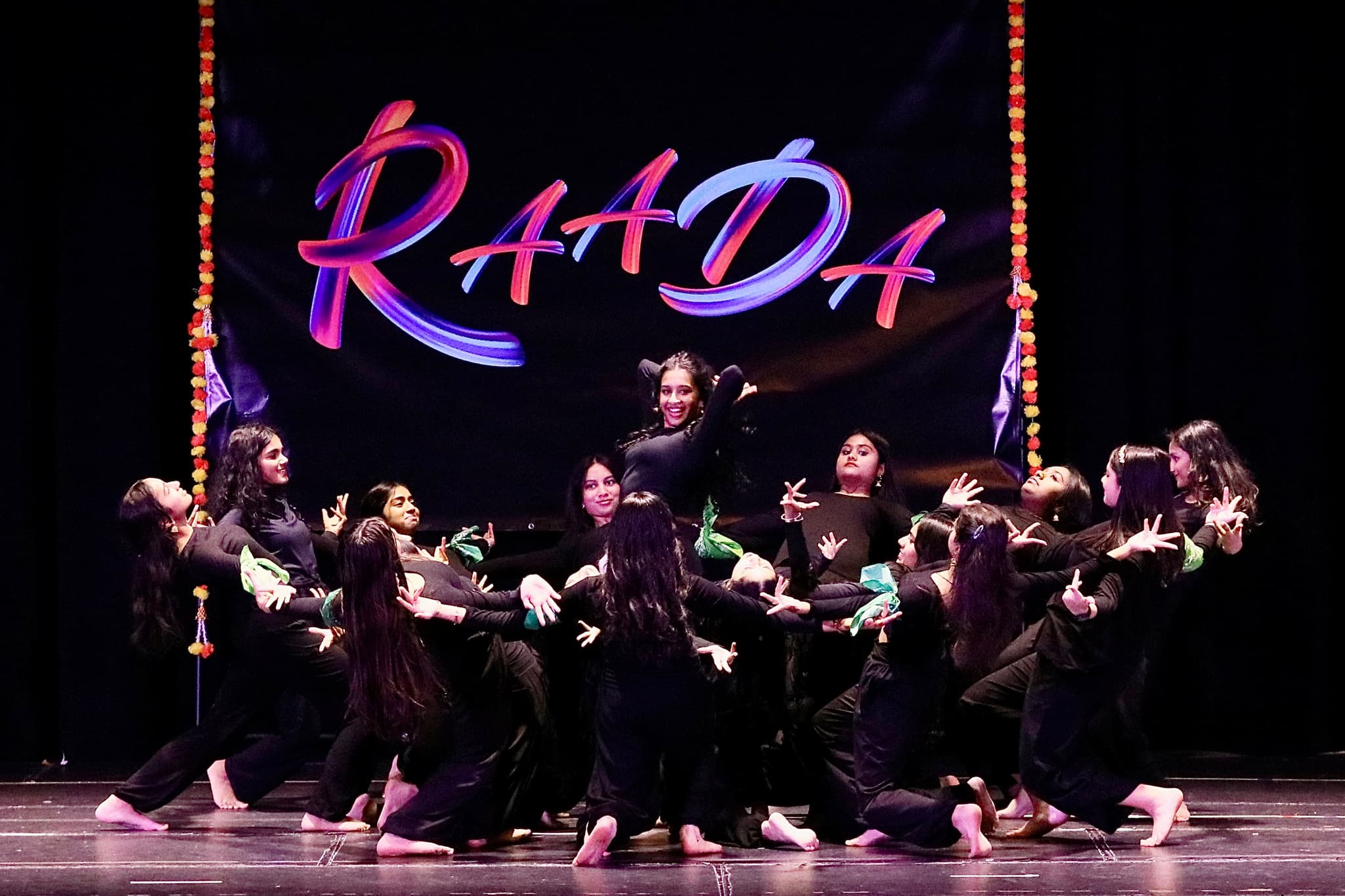 RAADA dance company performs on stage